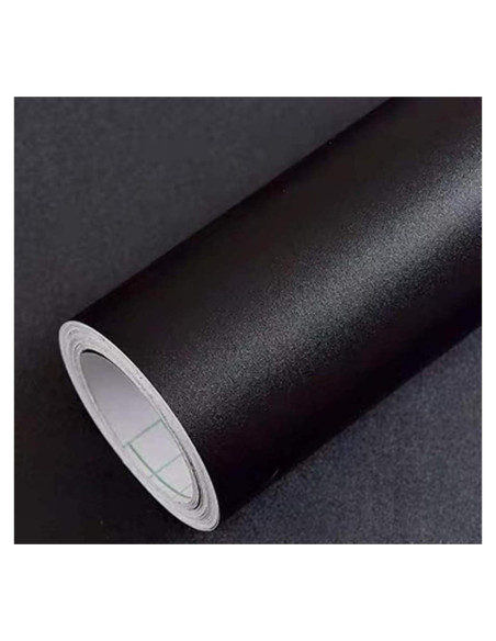 Papel Contacto Autoadhesivo Yancorp Negro Mate 40.6x199.4cm Papel Contacto Autoadhesivo Yancorp Negro Mate 40.6x199.4cm