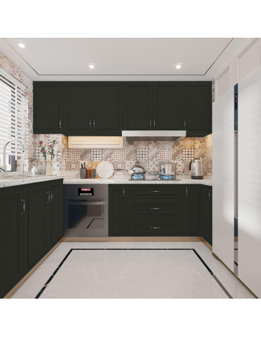 Papel Contacto Autoadhesivo Yancorp Negro Mate 40.6x199.4cm