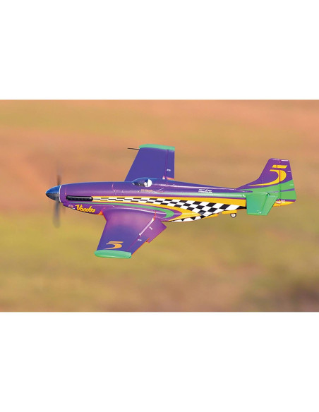 Avión RC FMS P-51 VD Mustang 1100mm PNP Sin Radio