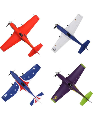 Avión RC FMS P-51 VD Mustang 1100mm PNP Sin Radio