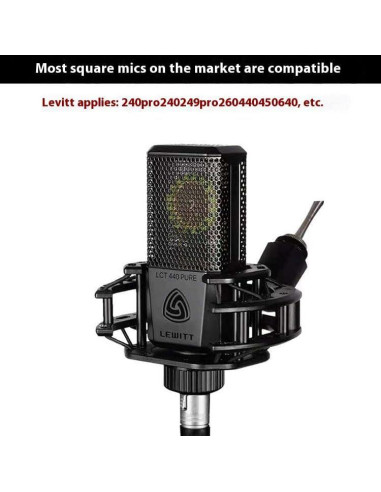 Soporte de micrófono ajustable FZJ03 para AKG y LEWITT