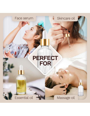 Bumobum Botellas de Goteo 30 ml - 5 Pcs Vidrio Reutilizable