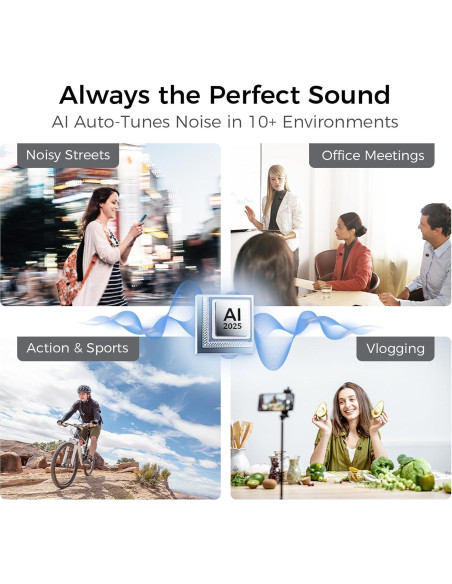 Micrófono Lavalier Inalámbrico YRF M15 con Estuche de Carga