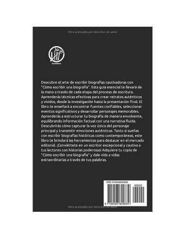 Cómo escribir una biografía: Guía para principiantes (Spanish Edition)