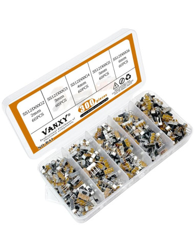 Kits de Interruptores Deslizantes Verticales Mini VANXY 300Pcs