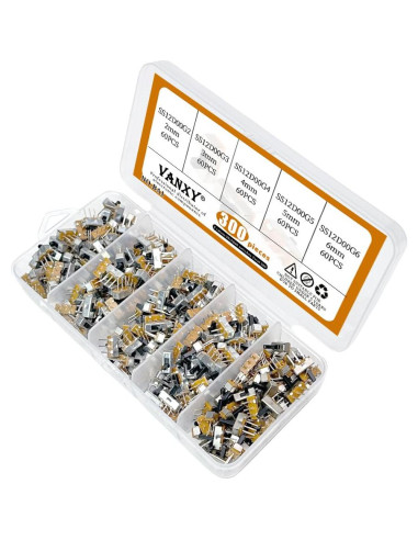 Kits de Interruptores Deslizantes Verticales Mini VANXY 300Pcs