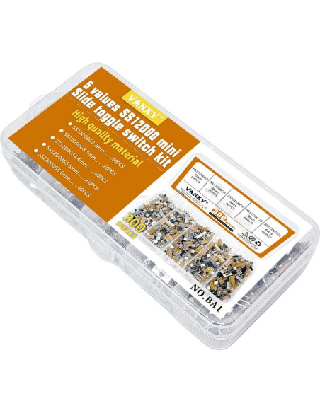 Kits de Interruptores Deslizantes Verticales Mini VANXY 300Pcs