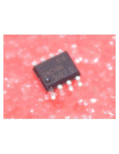 Kit 100 Piezas EEPROM SOP-8 Genérico 24C01 24C02 24C04