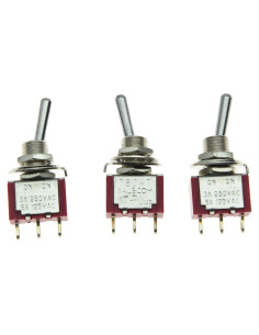 Interruptor Mini de Bajo SALECOM 3xS347 7.94mm ON/ON