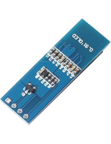 Pantalla OLED 0.91" 128x32 I2C SSD1306 Bajo Consumo