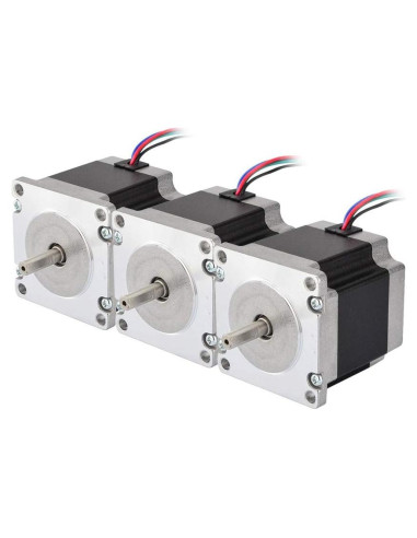 Motor Paso a Paso Nema 23 STEPPERONLINE 3PCS 1.24Nm 2.8A