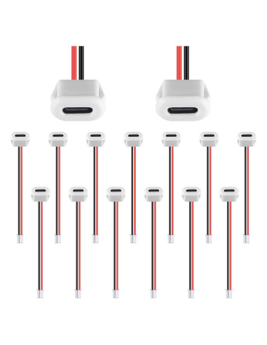 15 Conectores USB Tipo-C Hembrados 2P 3A JUZITAO
