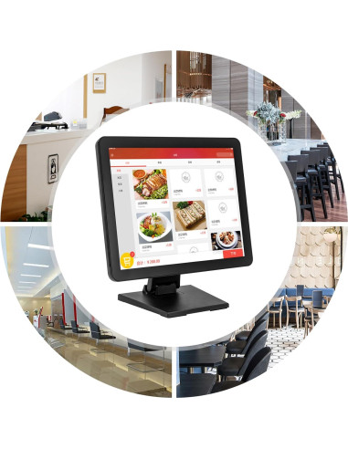 Monitor LCD Táctil 17" ZHLINUO para Sistema POS - Alta Definición