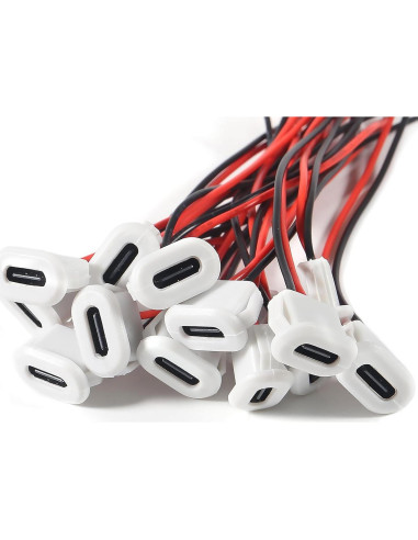 15 Conectores USB Tipo-C Hembrados 2P 3A JUZITAO