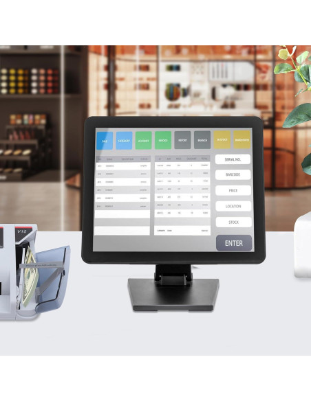 Monitor LCD Táctil 17" ZHLINUO para Sistema POS - Alta Definición