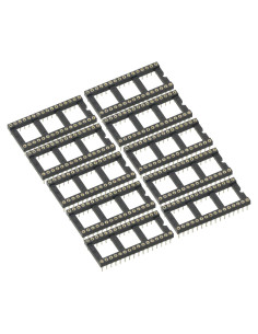 Adaptador Zócalos IC Redondos DIP32 10PCS 2.54mm Soldadura