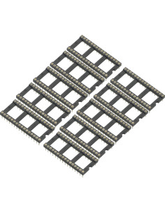 Adaptador Zócalos IC Redondos DIP32 10PCS 2.54mm Soldadura 2
