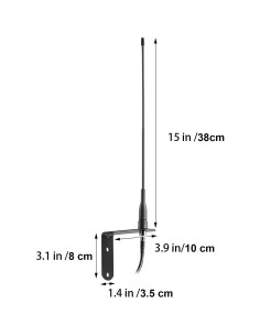 Antena Receptora 433MHz eifagur 7dBi Omni-Direccional 3m 2