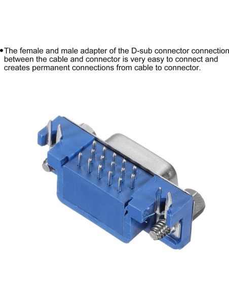 Conector VGA15 Femenino uxcell 15 Pines 3 Filas Paquete de 10