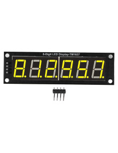 Módulo de Pantalla Digital Kadimendium 6 Dígitos 7 Segmentos LED Amarillo