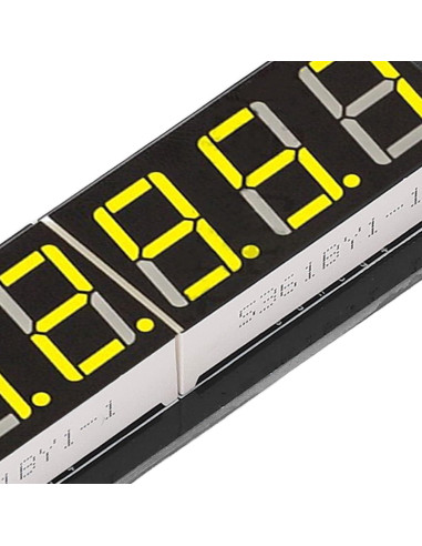 Módulo de Pantalla Digital Kadimendium 6 Dígitos 7 Segmentos LED Amarillo