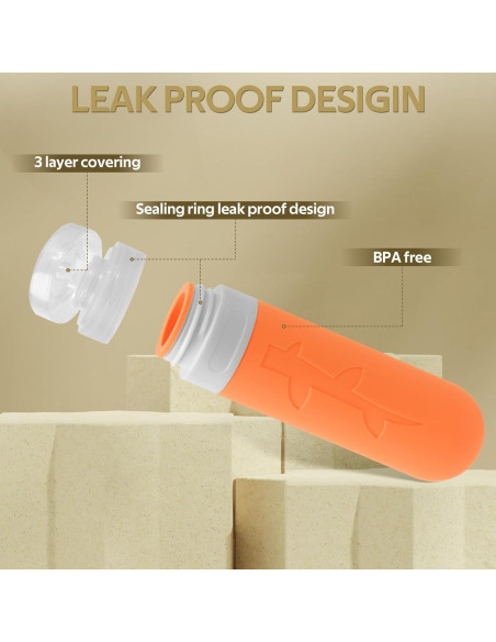 Kit de 19 Botellas de Viaje Silicona A Prueba de Fugas 90ml