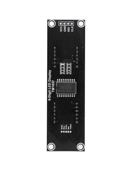 Módulo de Pantalla Digital Kadimendium 6 Dígitos 7 Segmentos LED Amarillo