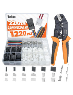 Kit de Crimpado Noxtren 1220 Piezas JST-XH 2.5mm y 2.54mm
