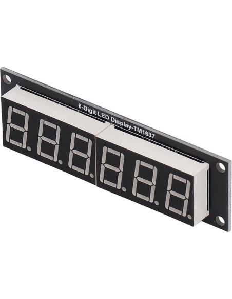 Módulo de Pantalla Digital Kadimendium 6 Dígitos 7 Segmentos LED Amarillo