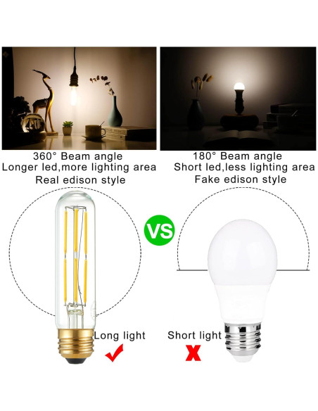 Bombilla LED E26 LiteHistory 6W Regulable 600lm 4000K - Paquete de 6