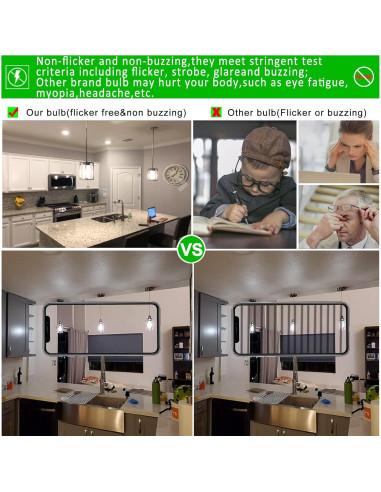 Bombilla LED E26 LiteHistory 6W Regulable 600lm 4000K - Paquete de 6