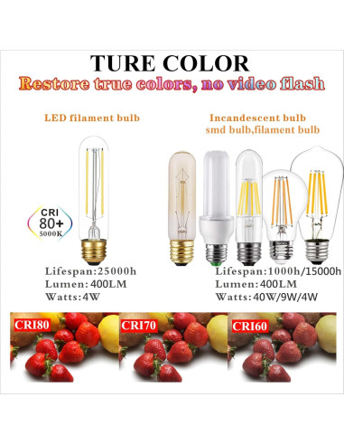 Bombilla LED E26 LiteHistory 6W Regulable 600lm 4000K - Paquete de 6