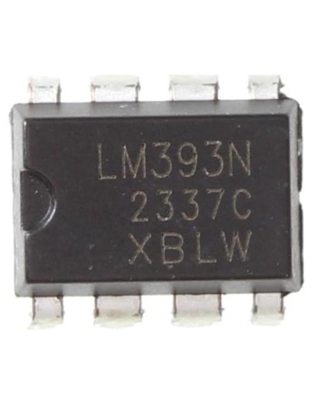 10 Piezas Comparador Dual LM393 Bajo Consumo DIP-8