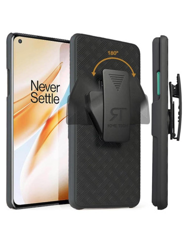 Funda con Clip para OnePlus 8 / 8 5G Rome Tech - Negra