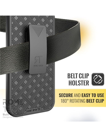 Funda con Clip para OnePlus 8 / 8 5G Rome Tech - Negra