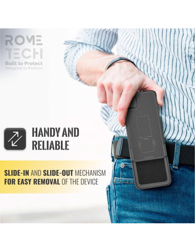 Funda con Clip para OnePlus 8 / 8 5G Rome Tech - Negra