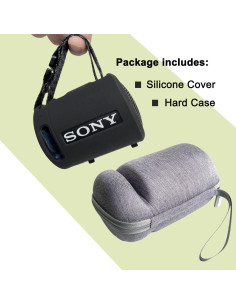 Funda de Silicona y Estuche Duro para Altavoz Sony SRS-XB13/XB100 2