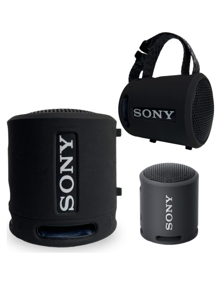 Funda de Silicona y Estuche Duro para Altavoz Sony SRS-XB13/XB100
