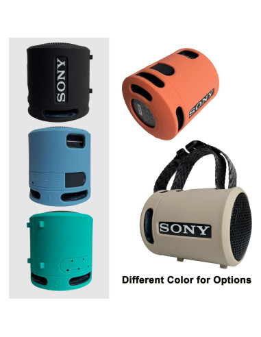 Funda de Silicona y Estuche Duro para Altavoz Sony SRS-XB13/XB100