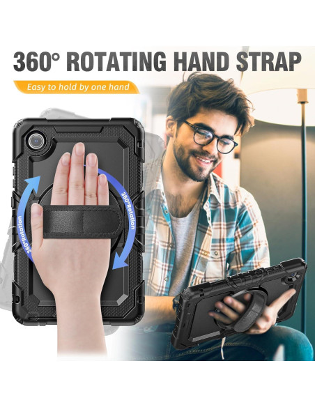 Funda HXCASEAC para Lenovo Tab One 8.7" 2025 - Negro