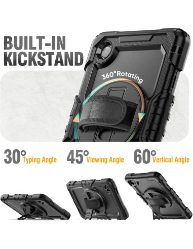 Funda HXCASEAC para Lenovo Tab One 8.7" 2025 - Negro