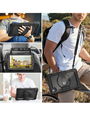 Funda HXCASEAC para Lenovo Tab One 8.7" 2025 - Negro