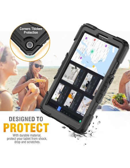 Funda HXCASEAC para Lenovo Tab One 8.7" 2025 - Negro