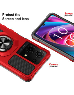 Funda protectora para TCL K32/K33 5G 2025 con vidrio templado 2