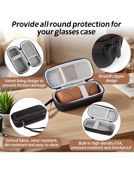 Funda Dura para Gafas Inteligentes Ray-Ban Meta - Negro