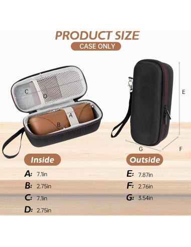 Funda Dura para Gafas Inteligentes Ray-Ban Meta - Negro