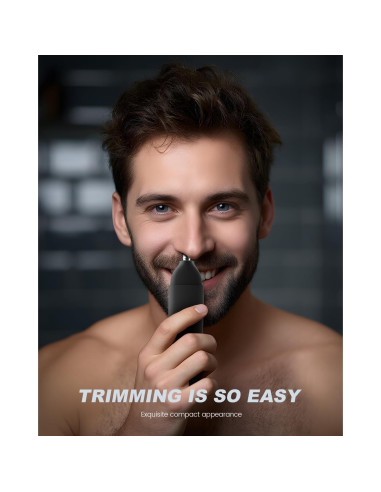 Recortador de Vello Nasal Ginity Recargable IPX7 2024