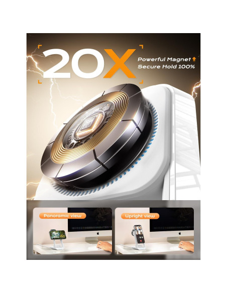 Estación de Carga 3 en 1 APOR para iPhone, Apple Watch y AirPods