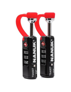 Candados TSA NANUK 2-Pack - Seguridad para Viajes 218g