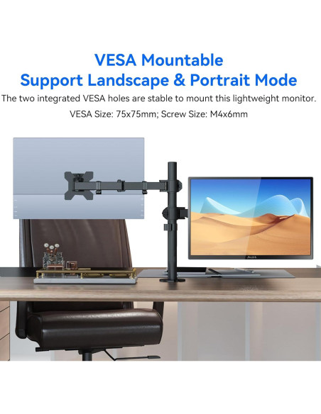 Monitor Portátil Táctil 14" Jhcztrk FHD 1920x1200 USB-C